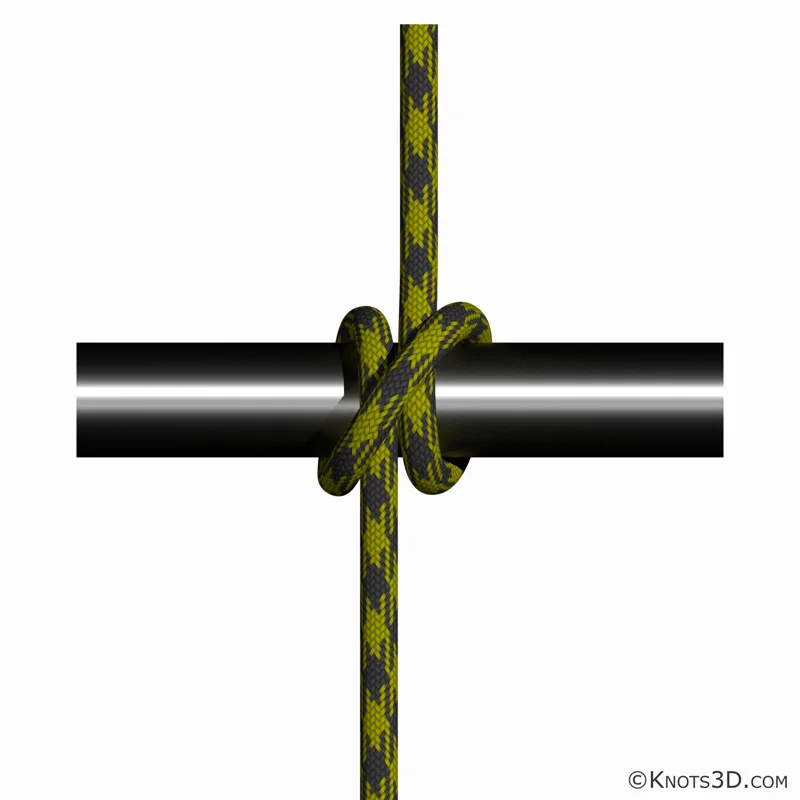 Animation: Dobbelt halvstik (ende)