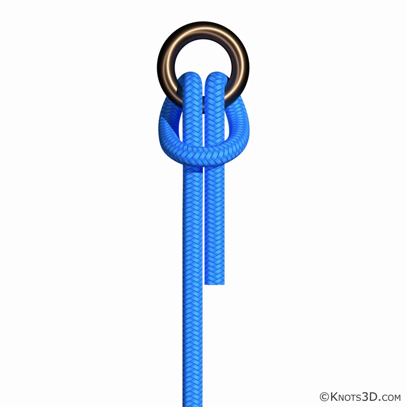 Animación: Presilla de alondra (extremo)