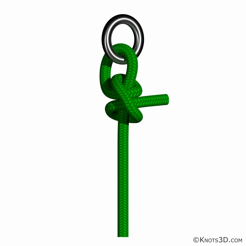 Animation: Nœud d'amarrage à deux demi-clés