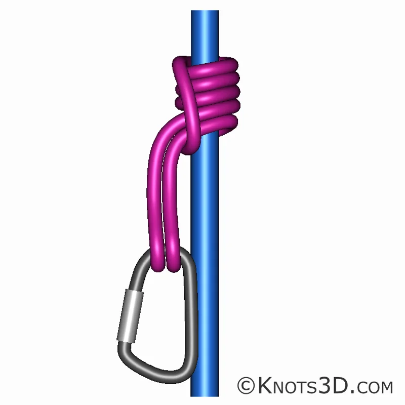 Animation: Nœud de Prusik asymétrique