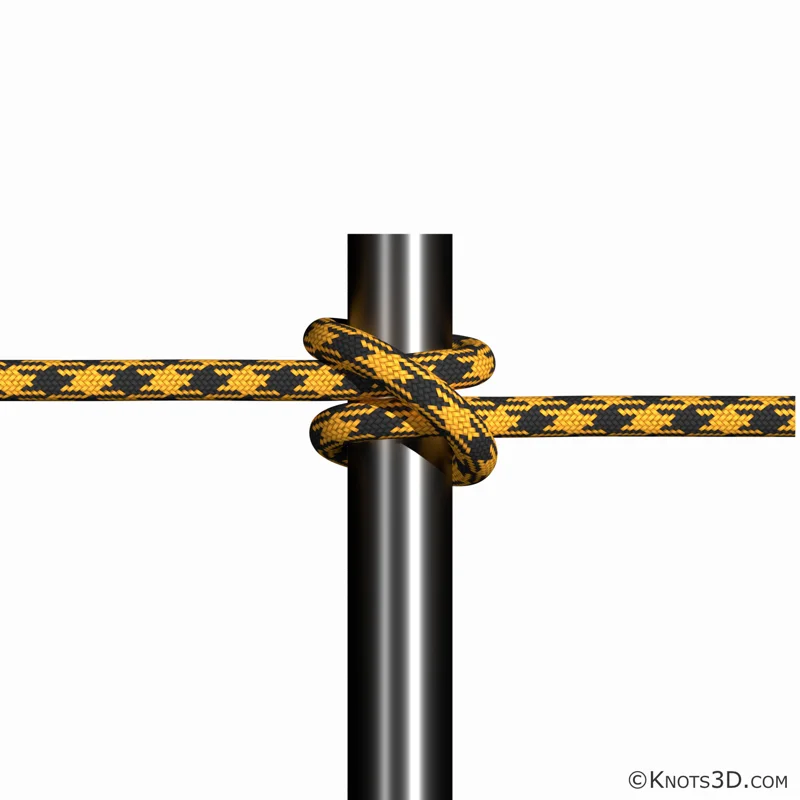 애니메이션: 클로브 히치 (중간)