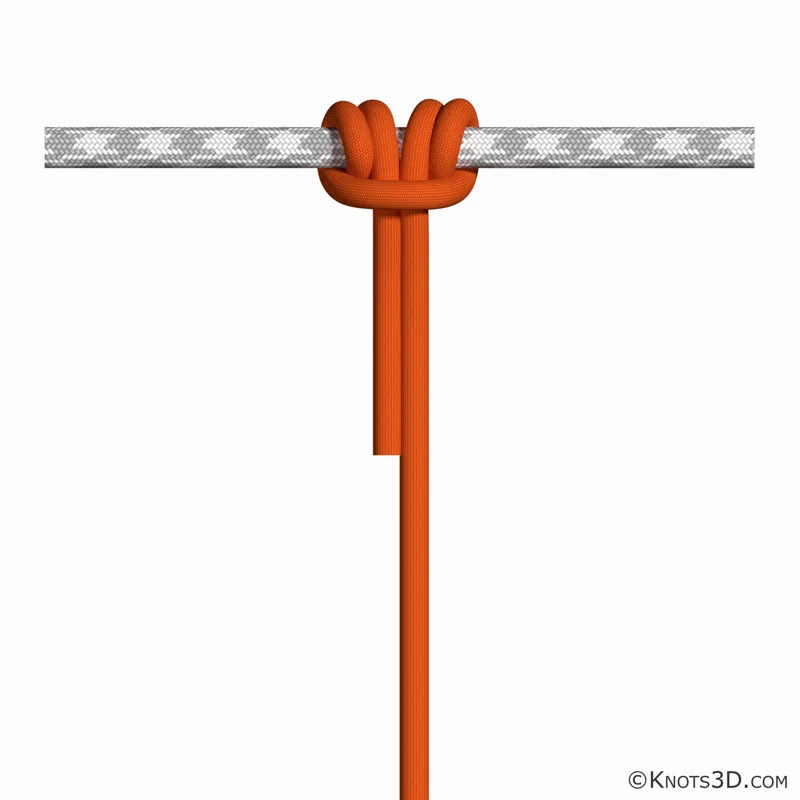 Animatie: Prusikknoop (lijneinde)