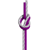 Overhåndsknop med parallelle tamper