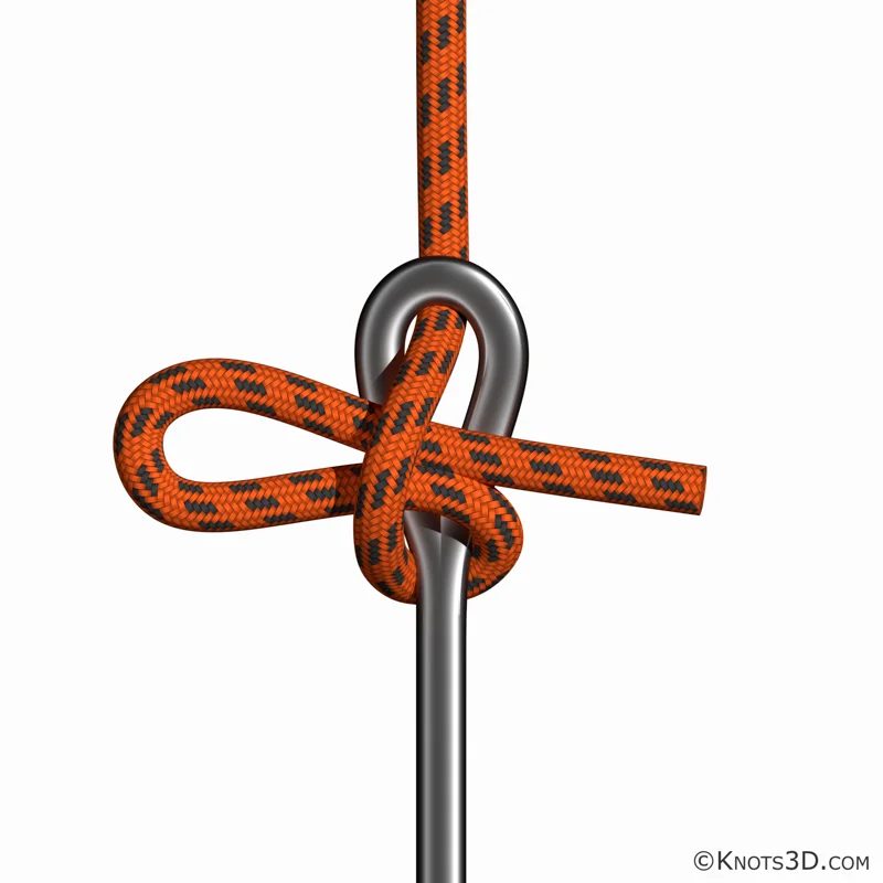 Анимация: Развязывающийся бекетовый узел