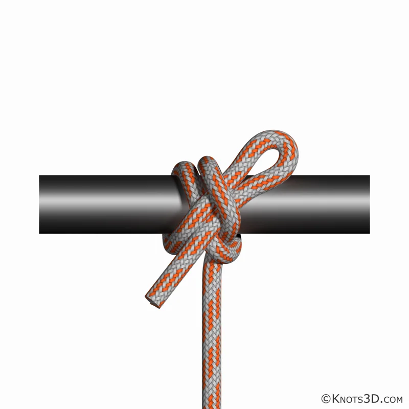 天线袋口滑结 | 结动画 | 3D 绳结
